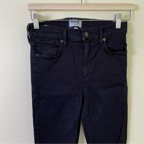 Agolde Black High Waist Skinny Jeans EUC Size 27 - Picture 12 of 13
